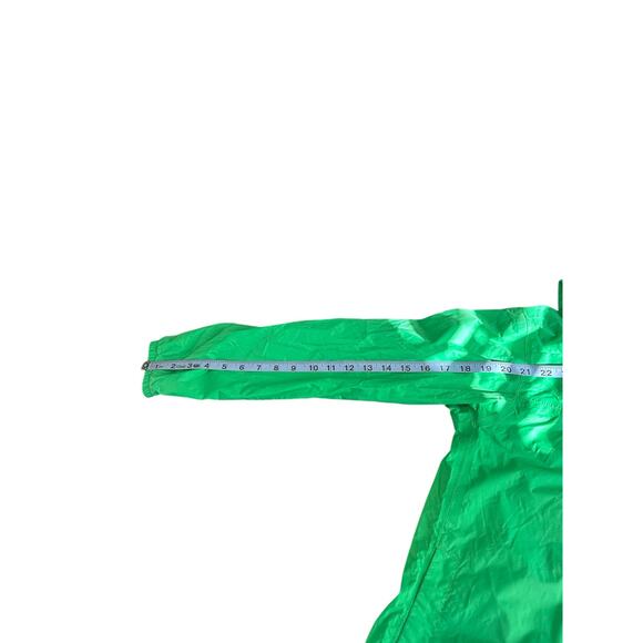 The North Face Girl's Green Basic Nylon Outdoor Hooded Zip Up Jacket Size 14/16 - Picture 15 of 15